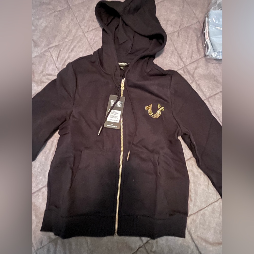 BNWT True Religion zip hoodie